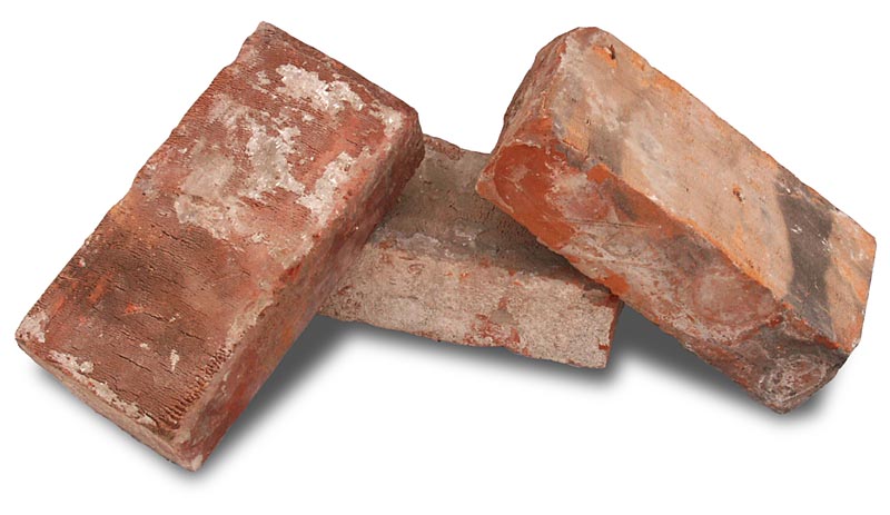 天然素材の古レンガ　アンティーク